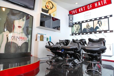 New Zenred Hair Salon in Bangkok Thailand
